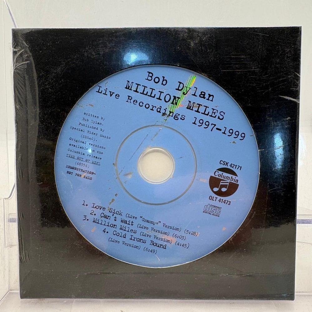 Bob Dylan Million Miles Live Recordings 1997-1999 Promo‎ CD CSK 42171 Columbia